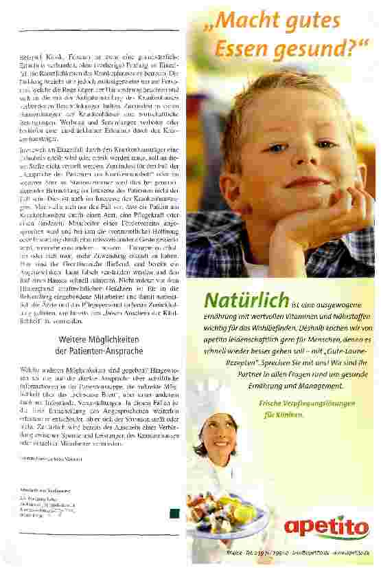 Vorschauseite 3: Kein Fundraising am Krankenhausbett
