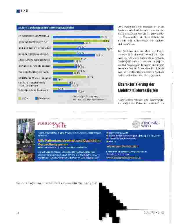 Vorschauseite 3: Gesundheitsberufe in Bewegung: Mobilität im medizinisch technischen Assistenzbereich
