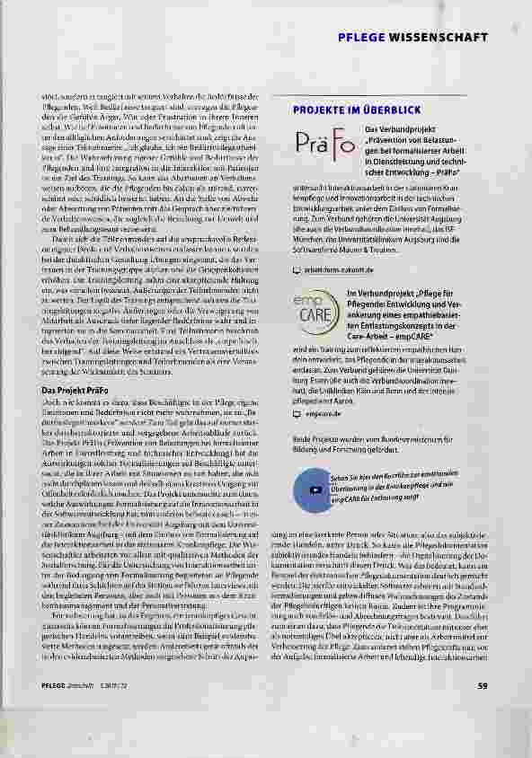 Vorschauseite 3: Interaktionsarbeit erhalten Gesundheit schützen