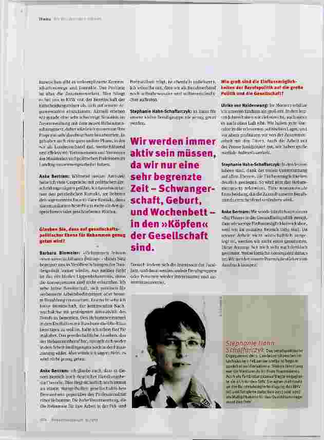 Vorschauseite 3: Von der Hebamme zur Berufspolitikerin