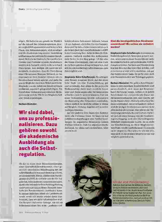 Vorschauseite 5: Von der Hebamme zur Berufspolitikerin