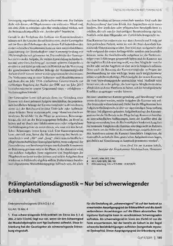 Vorschauseite 4: Pflichtmitgliedschaft in der Pflegekammer Niedersachsen