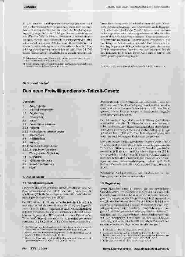 Vorschauseite 4: Personalvertretungsrecht im Widerstreit zum SGB IX - Die Wahlberechtigung abgeordneter, zugewiesener und abkommandierter schwerbehinderter Menschen