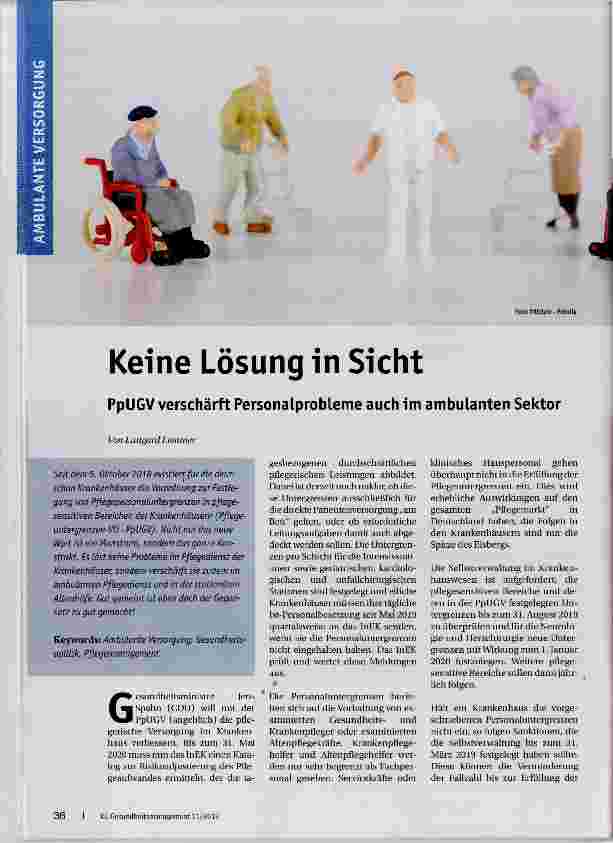 Vorschauseite 1: Keine Lösung in Sicht