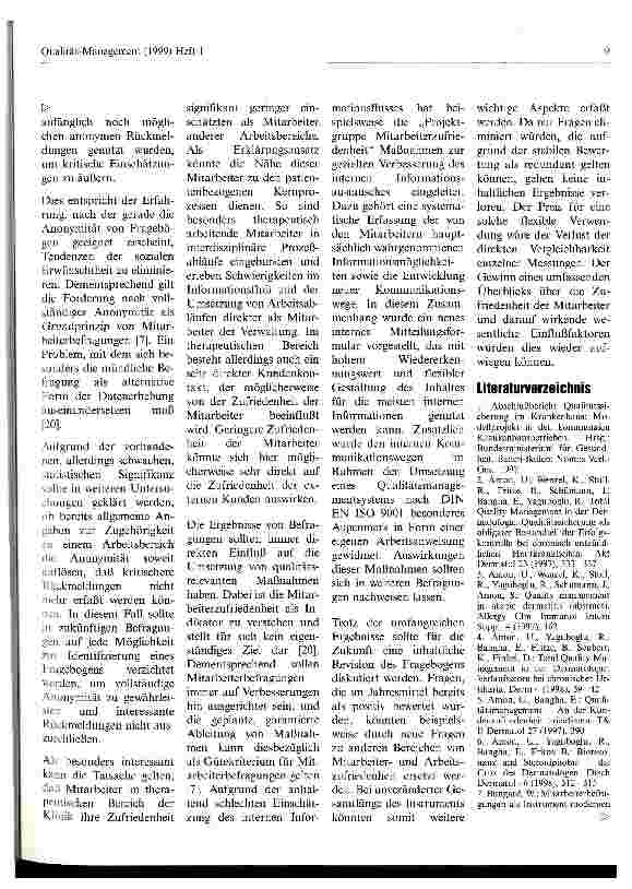 Vorschauseite 6: Mitarbeiterzufriedenheit als Instrument für Qualitätscontrolling im Gesundheitswesen