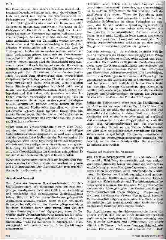 Vorschauseite 4: Ausbildung zur Unterrichtsschwester an der Schwesternschule der Universität Heidelberg