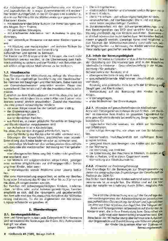 Vorschauseite 2: Methodische Hinweise für die Arbeit der Mütterberatung
