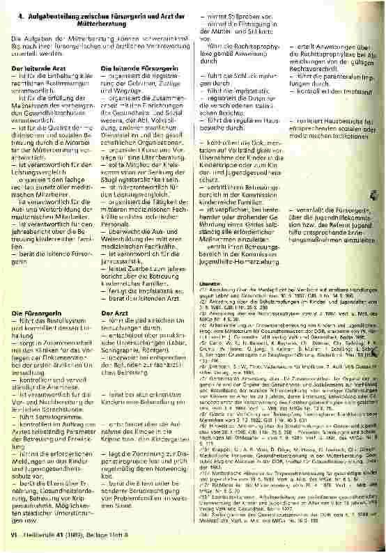 Vorschauseite 6: Methodische Hinweise für die Arbeit der Mütterberatung