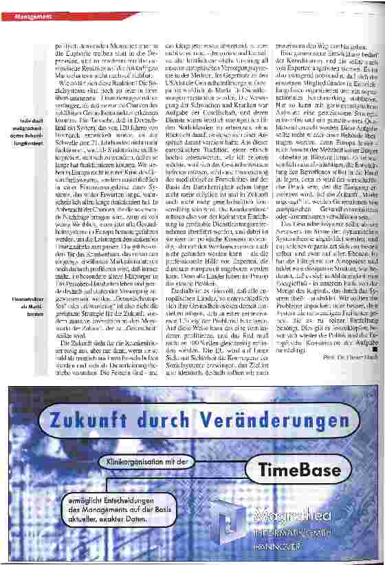 Vorschauseite 3: Perspektive 2010 - Change - Management Teil 2 Zukunft durch Kooperation sichern