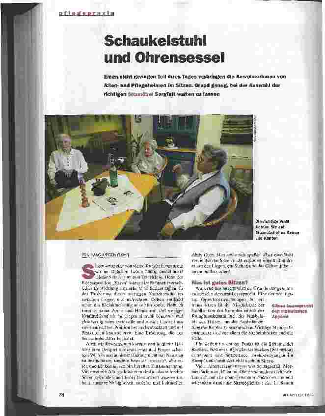 Vorschauseite 1: Schaukelstuhl und Ohrensessel