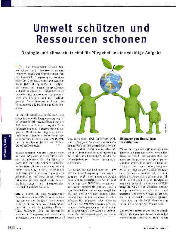 Vorschauseite 1: Umwelt schützen und Ressourcen schonen