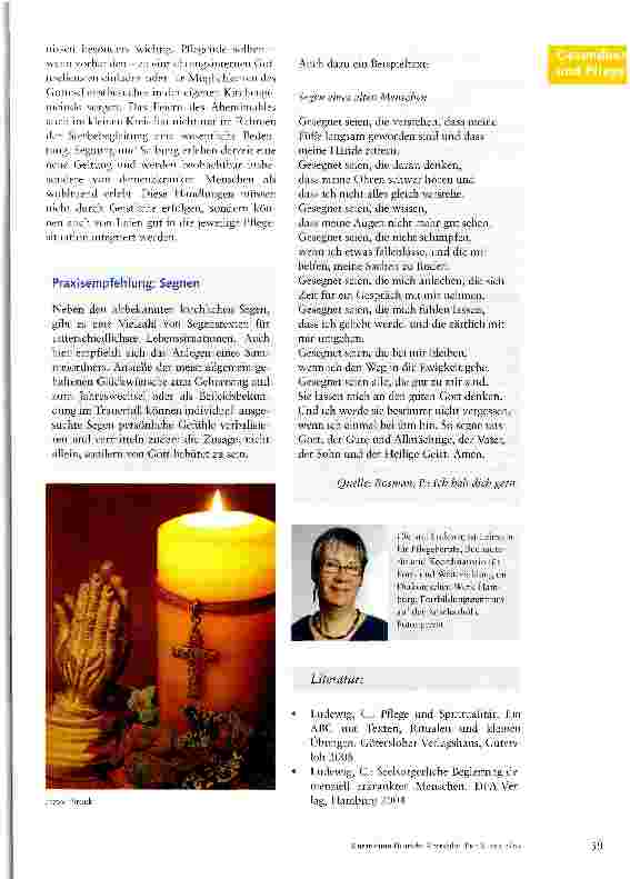 Vorschauseite 4: Spiritualität in der Pflege