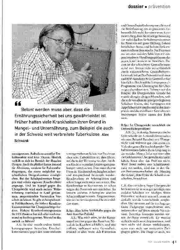 Vorschauseite 3: Nutzen und Schaden von Vorsorgemassnahmen