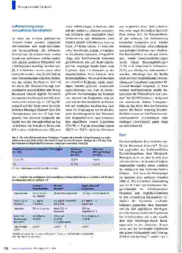 Vorschauseite 3: Therapie der oralen Candidose