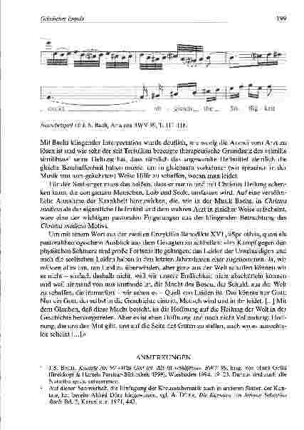Vorschauseite 6: Der heilende Arzt in Bachs Kantate »Was Gott tut, das ist wohlgetan« - Pastoraltheologische Reflexionen zu einem alten Christustitel