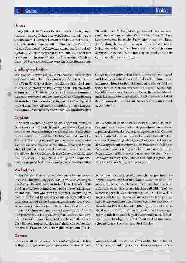 Vorschauseite 3: Salbei (Salvia officinalis)