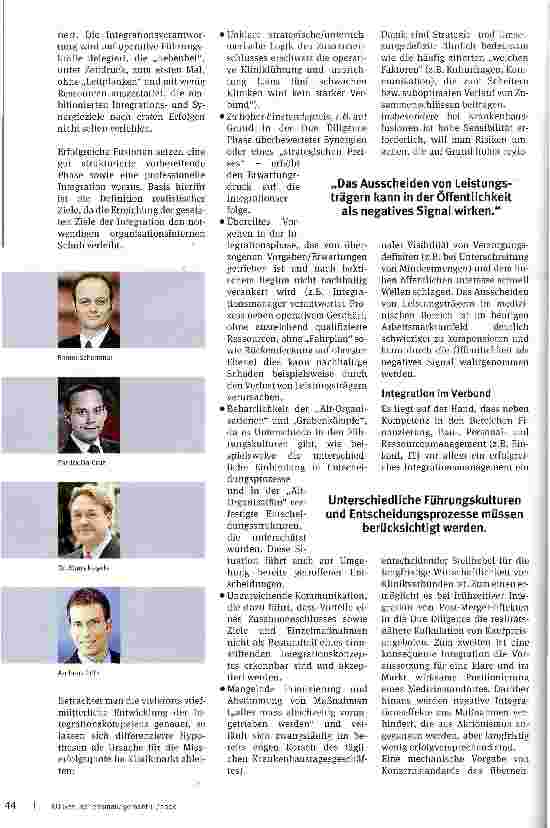 Vorschauseite 2: Wie wächst zusammen, was zusammen gehört?
