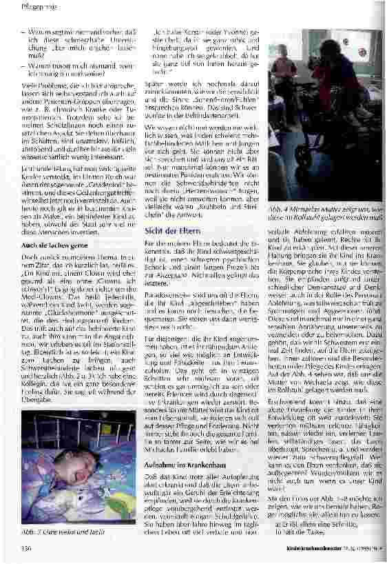 Vorschauseite 2: Das behinderte Kind im Krankenhaus