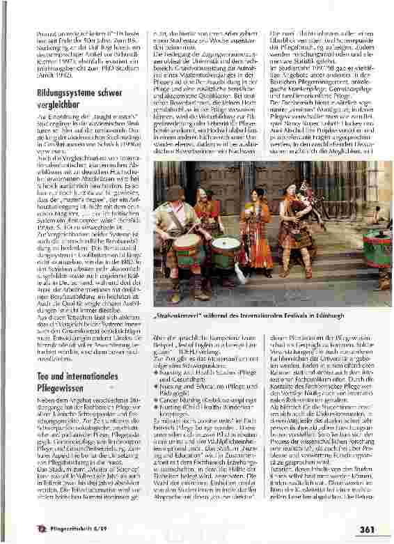 Vorschauseite 2: Studiengang mit internationalem Flair Das Masterstudium an der University of Edinburgh