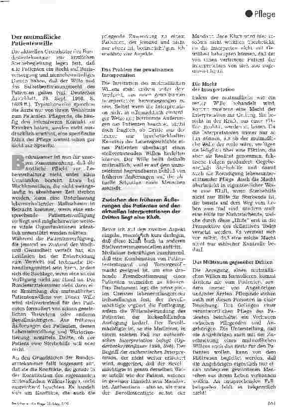 Vorschauseite 2: Ethikkommissionen Hilfe bei strukturellen Konflikten in der Pflegeethik