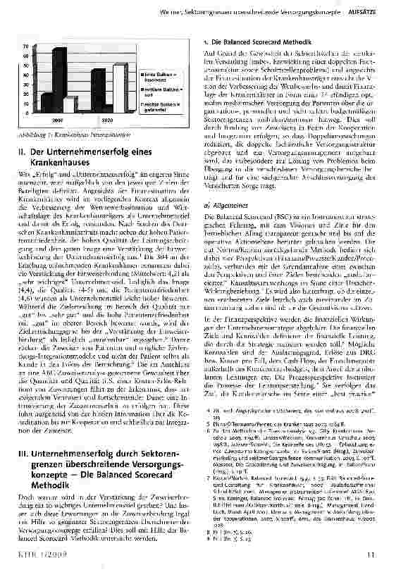 Vorschauseite 2: Sektorengrenzen überschreitende Versorgungskonzepte -Ein Weg zur Sicherung des Unternehmenserfolges von Krankenhäusern