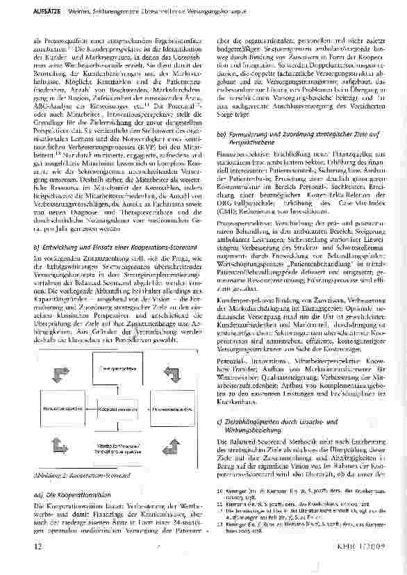 Vorschauseite 3: Sektorengrenzen überschreitende Versorgungskonzepte -Ein Weg zur Sicherung des Unternehmenserfolges von Krankenhäusern