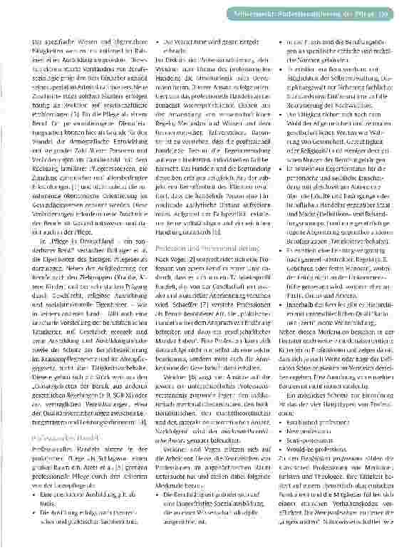 Vorschauseite 2: Pflege als Profession?