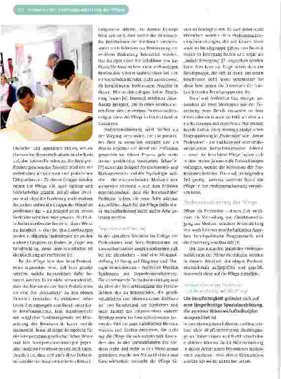Vorschauseite 3: Pflege als Profession?