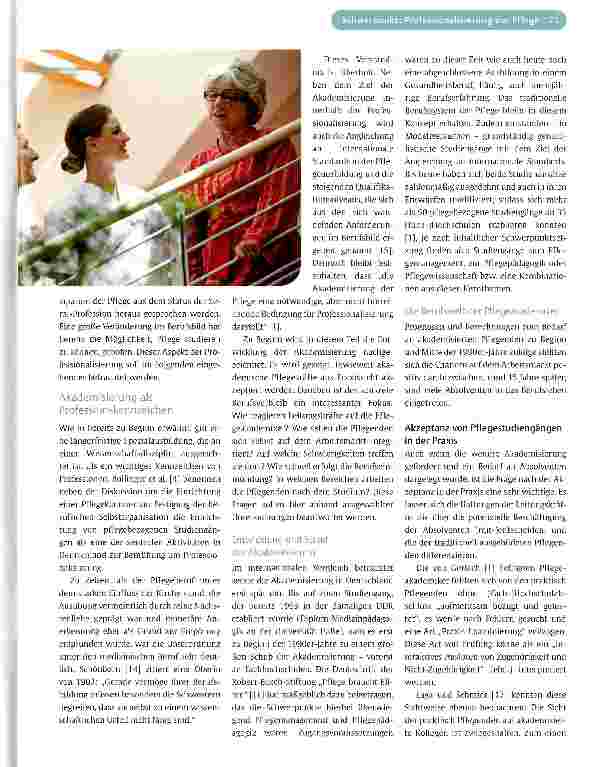 Vorschauseite 6: Pflege als Profession?
