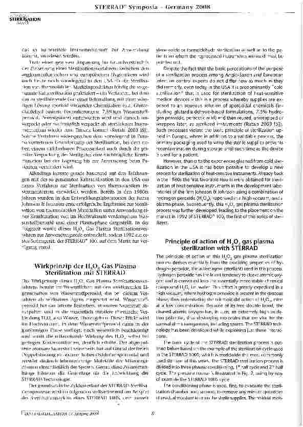 Vorschauseite 3: Entwicklungstrends im Bereich der Niedrigtemperatur-Sterilisationsverfahren
