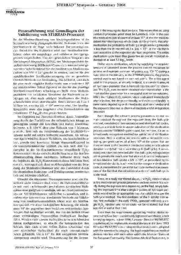 Vorschauseite 5: Entwicklungstrends im Bereich der Niedrigtemperatur-Sterilisationsverfahren