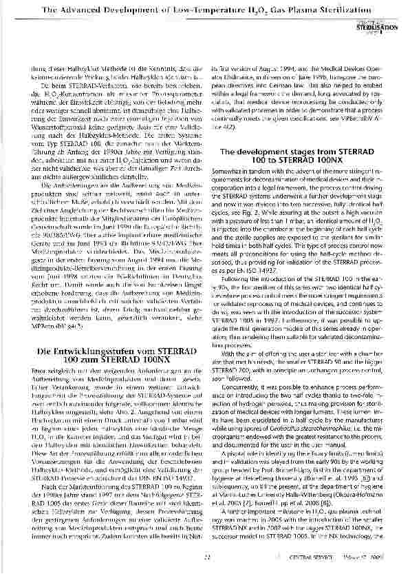 Vorschauseite 6: Entwicklungstrends im Bereich der Niedrigtemperatur-Sterilisationsverfahren