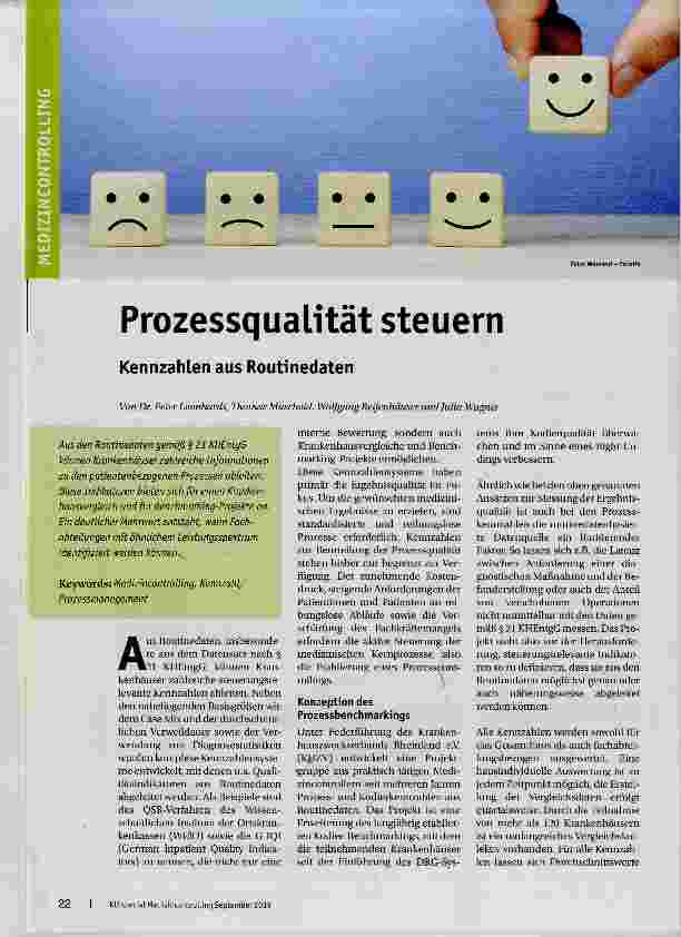 Vorschauseite 1: Prozessqualität steuern