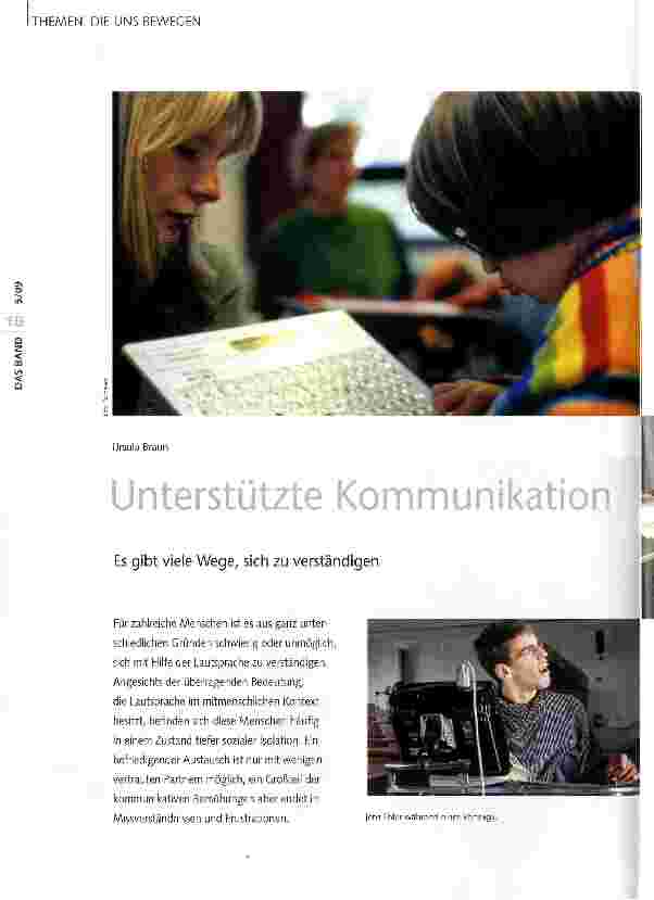 Vorschauseite 1: Unterstützte Kommunikation