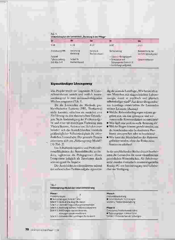 Vorschauseite 3: IN SIEBEN SCHRITTEN ZUR KOMPETENZ