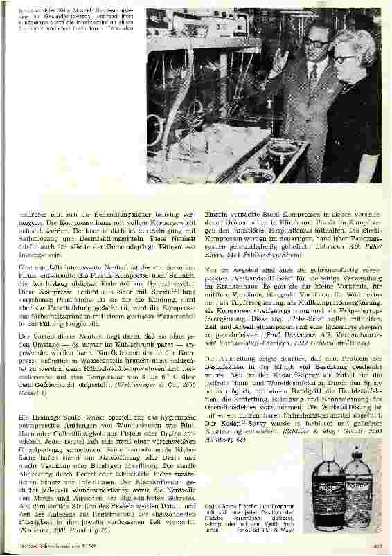 Vorschauseite 4: Gang durch die Interhospital 69 - Internationale Krankenhausausstellung