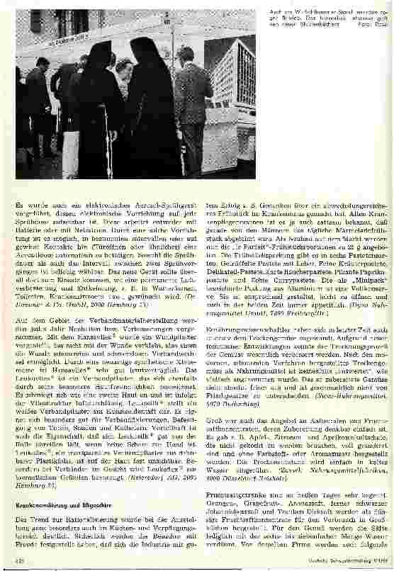 Vorschauseite 5: Gang durch die Interhospital 69 - Internationale Krankenhausausstellung