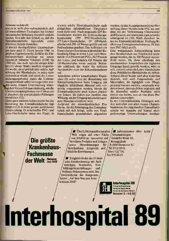 Vorschauseite 2: Einmalhandschuhe - ausreichender Schutz gegen Krankheitserreger?