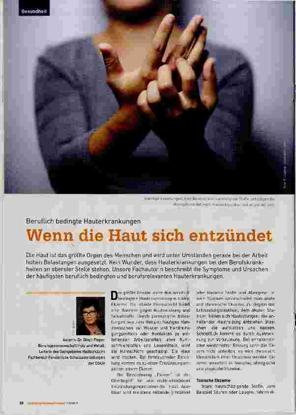 Vorschauseite 1: Wenn die Haut sich entzündet