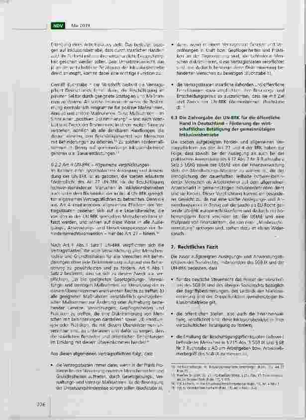 Vorschauseite 4: Der ermäßigte Umsatzsteuersatz für Inklusionsbetriebe im Sinne des SGB IX - sozialrechtliche Aspekte Teil 2