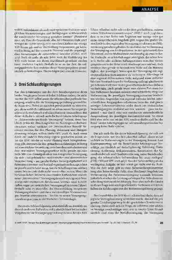 Vorschauseite 3: Aus Erfahrungen lernen: Versorgungsgestaltung braucht ein stimmiges Konzept