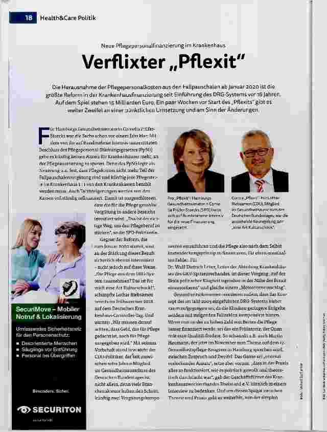 Vorschauseite 1: Verflixter „Pflexit
