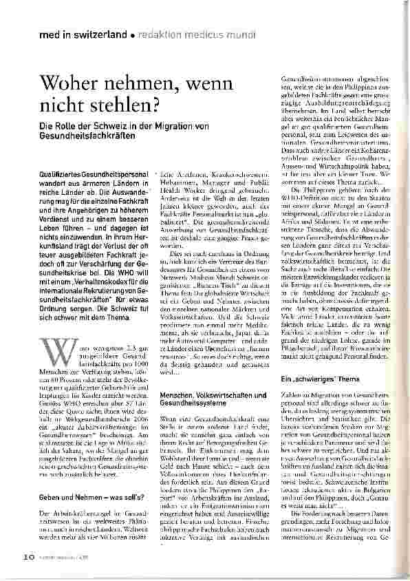 Vorschauseite 1: Woher nehmen, wenn nicht stehlen?