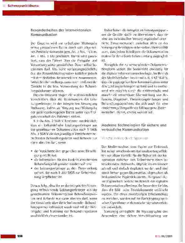 Vorschauseite 3: Transsektoraler Datentransfer: Fallstricke und Lösungsansätze