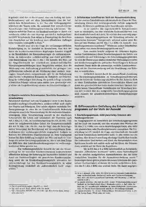 Vorschauseite 3: Abwägungsdogmatik im Krankenhausrecht