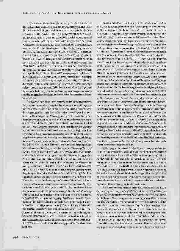 Vorschauseite 5: Verfahren der Benehmensherstellung im kommunalen Bereich