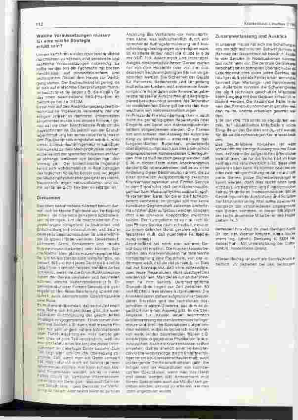 Vorschauseite 3: Technische Sicherheit und Krankenhausorganisation