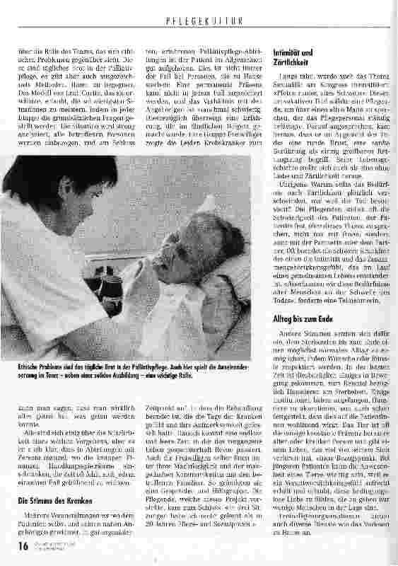 Vorschauseite 3: Die Zeit bleibt stehen und rast davon 6. Kongress der europäischen Gesellschaft für Palliativpflege