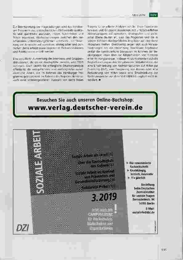 Vorschauseite 3: Das Hamburger Programm „Sozialräumliche Angebote der Jugendund Familienhilfe (SAJF) und seine wissenschaftliche Begleitforschung