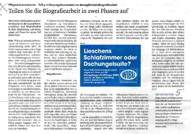 Vorschauseite 1: Teilen Sie die Biografiearbeit in zwei Phasen auf